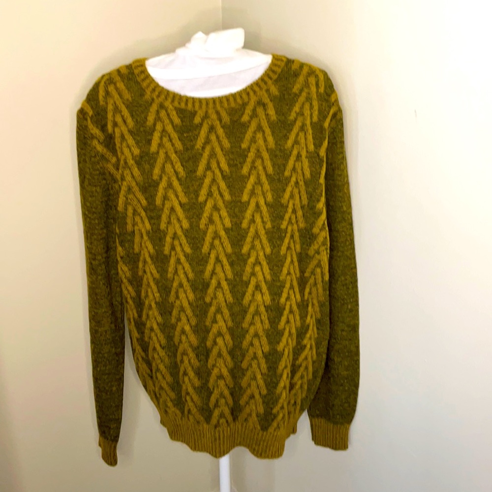 Men’s Green Wool Sweater